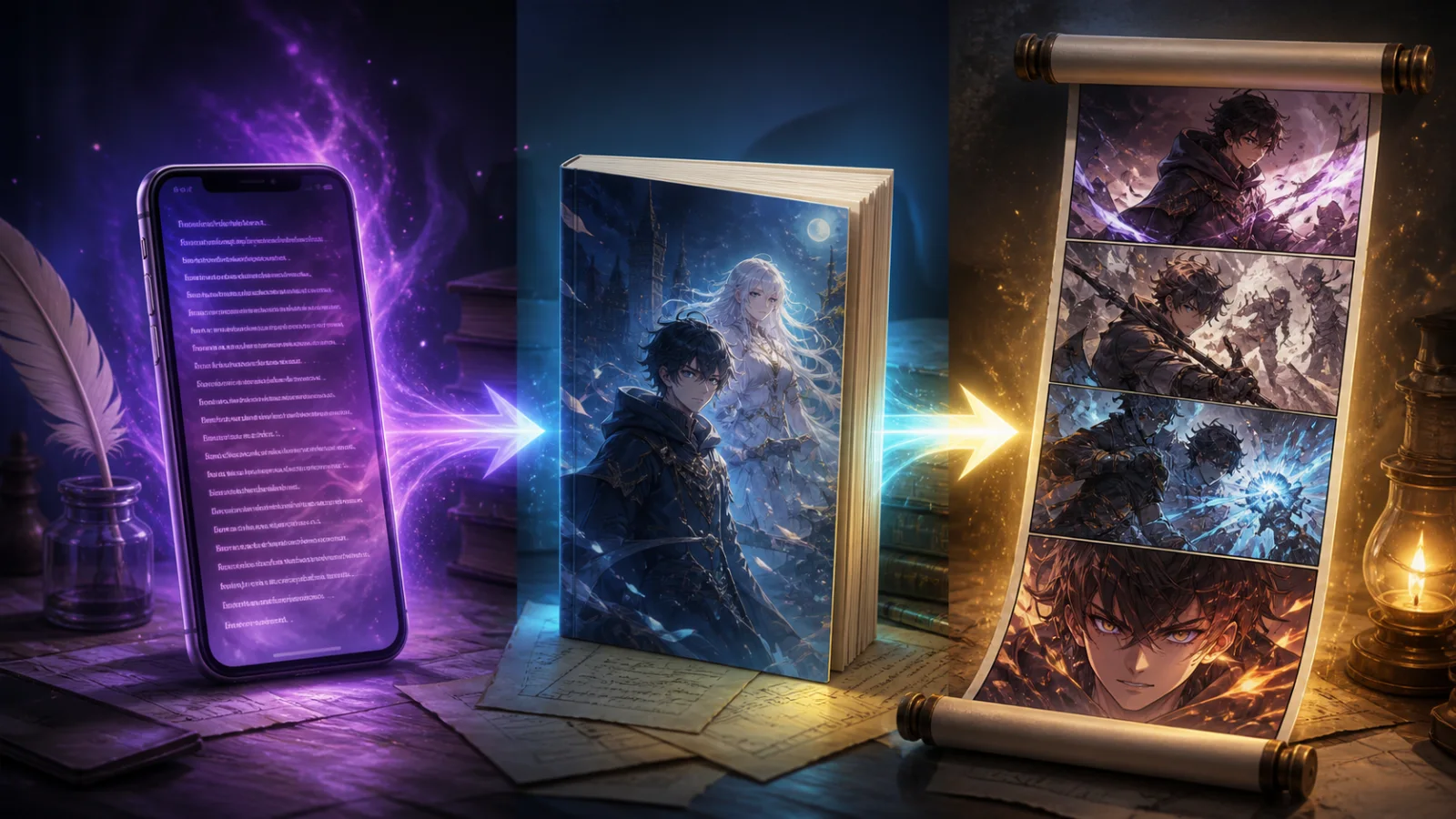Web novel vs light novel vs manhwa: what's the difference?