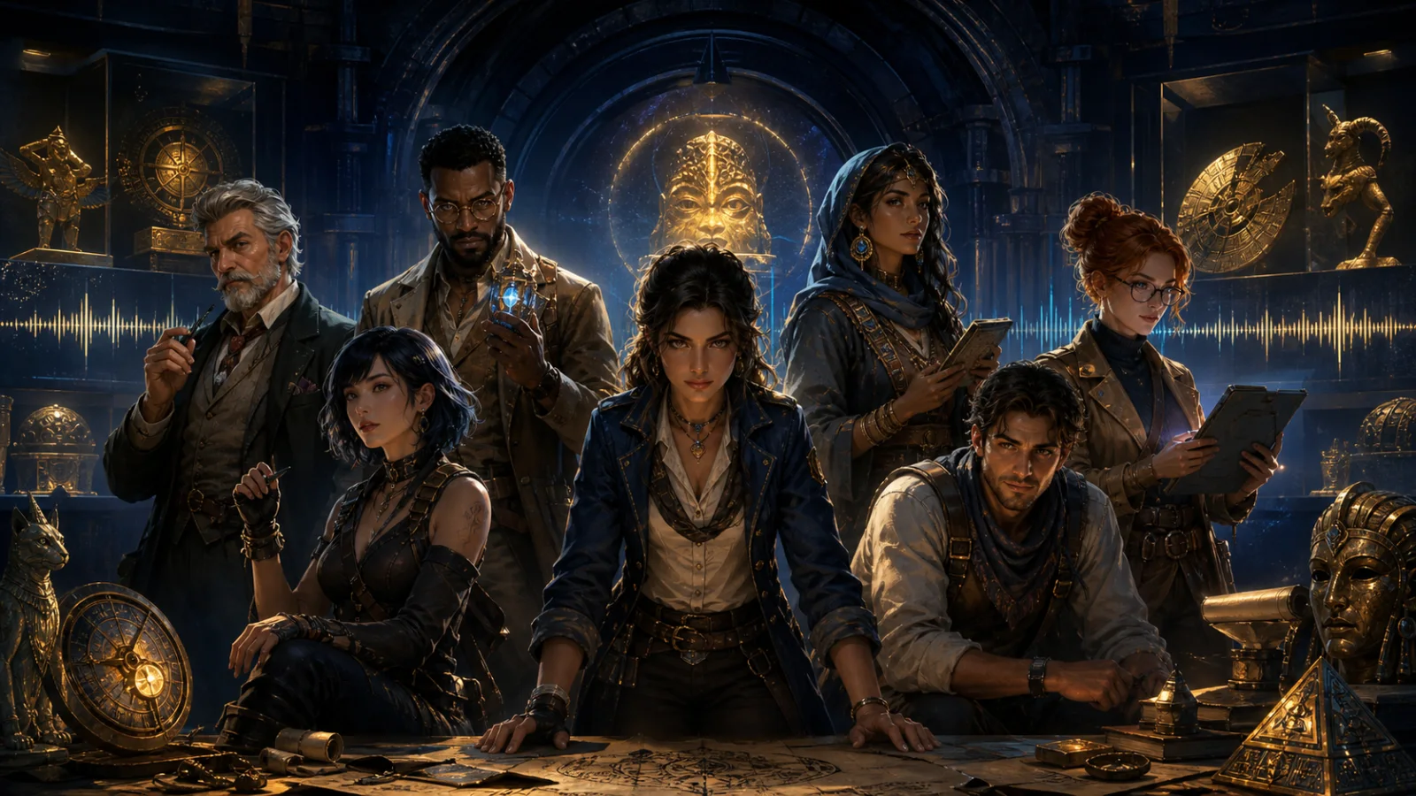 Tomb Raider King characters and voice cast