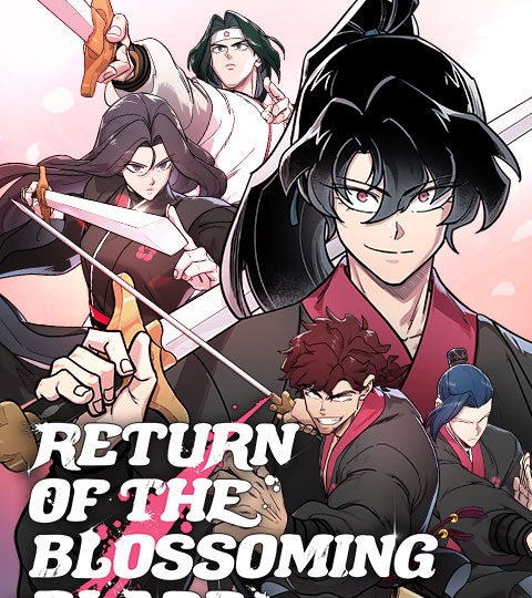Cheongmyeong and fellow disciples in Return of the Blossoming Blade promotional artwork