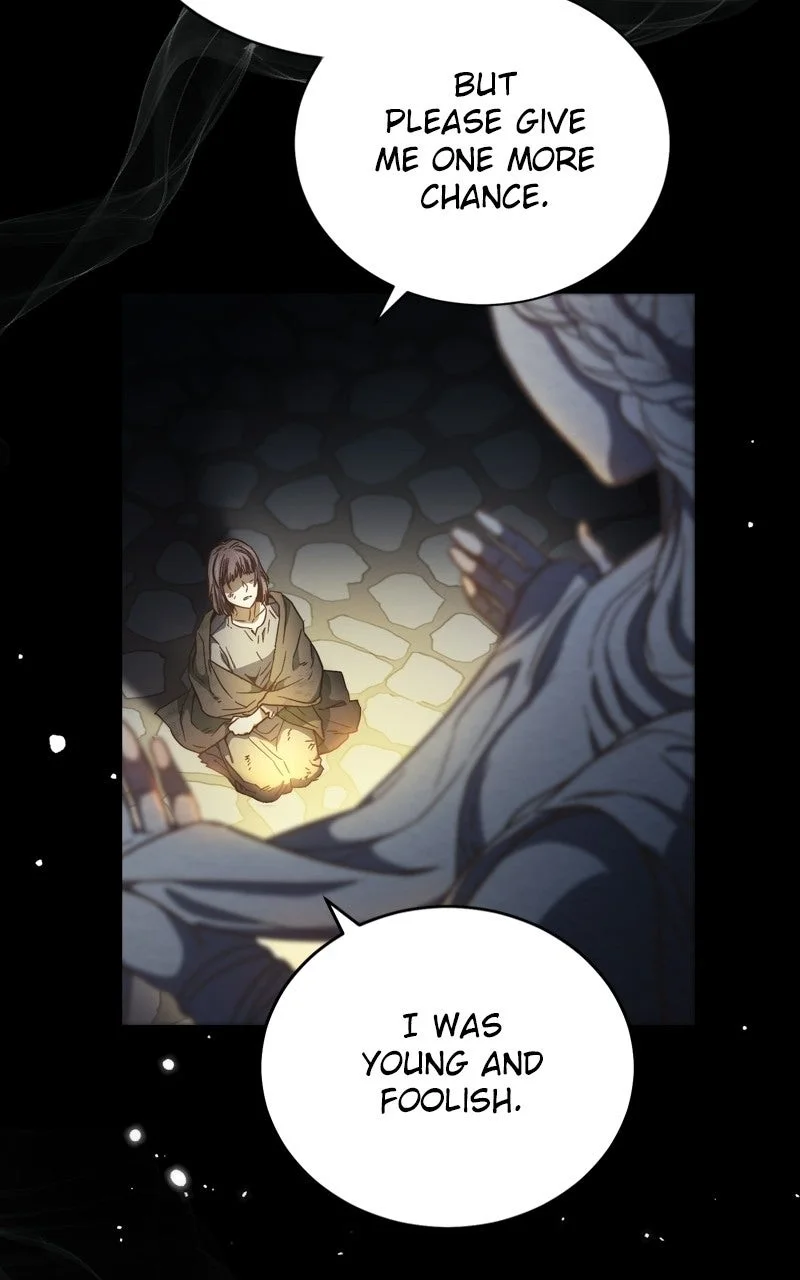 Bianca kneeling before a religious statue and asking for another chance in the opening episode