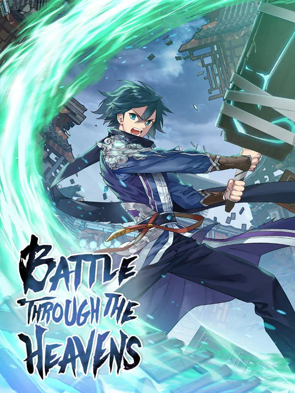 Battle Through the Heavens comic cover featuring Xiao Yan.